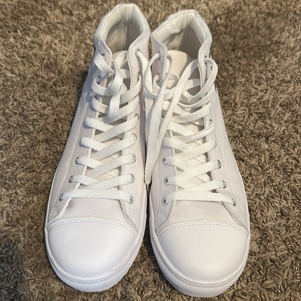 Custom 420 campfire white high top shoes